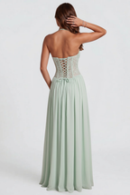 Lace Corset Maxi Dress Audrey Calvero