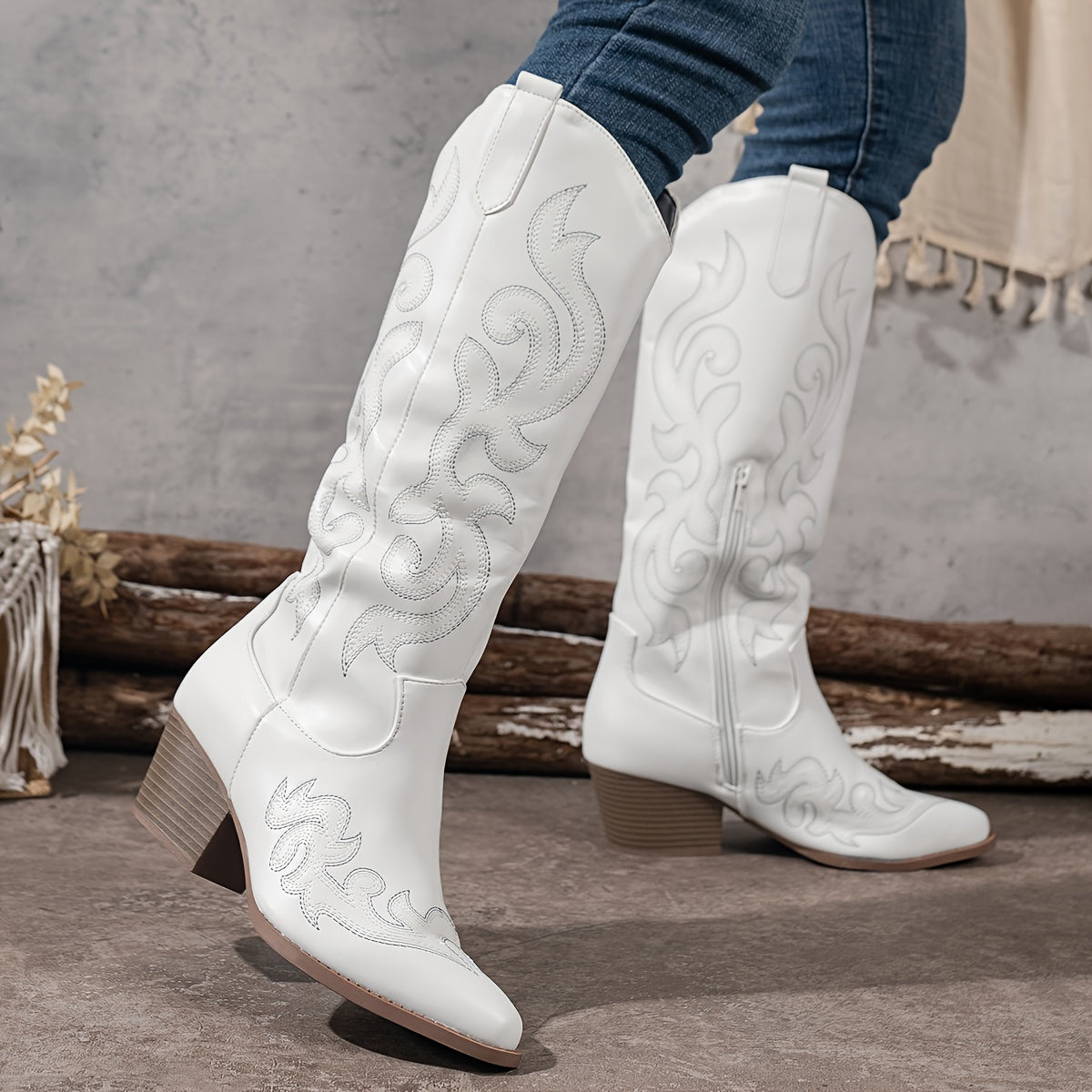 Ada Leather Boots Audrey Calvero