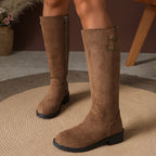 Heidi Suede Boots Audrey Calvero