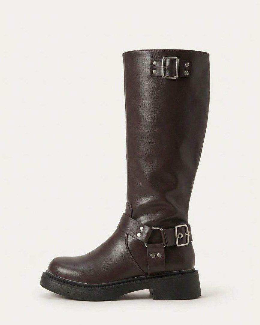 Ivy Leather Boots Audrey Calvero