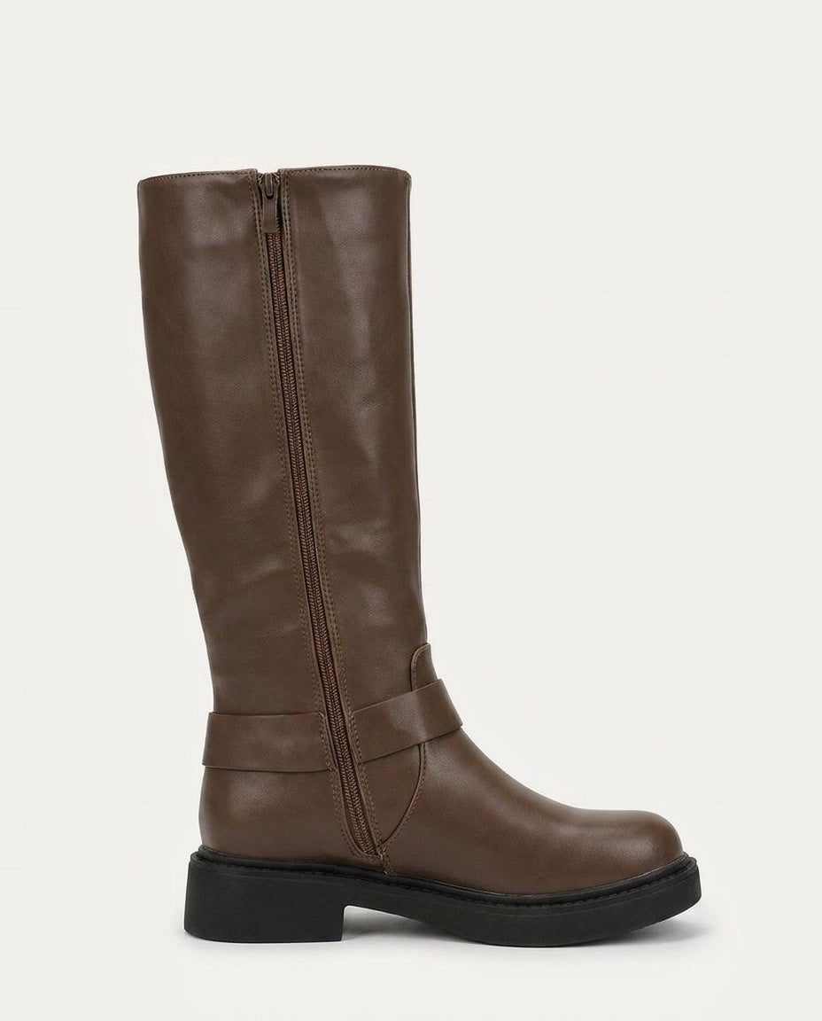 Ivy Leather Boots Audrey Calvero
