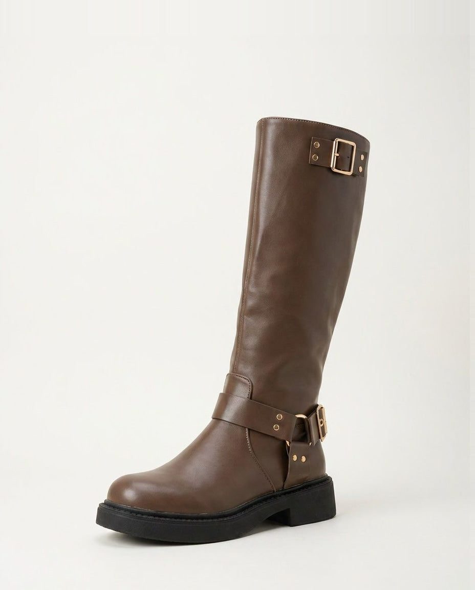Ivy Leather Boots Audrey Calvero