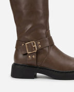 Ivy Leather Boots Audrey Calvero