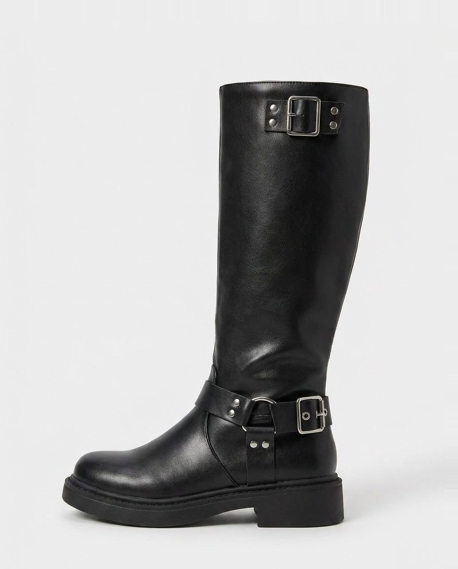 Ivy Leather Boots Audrey Calvero