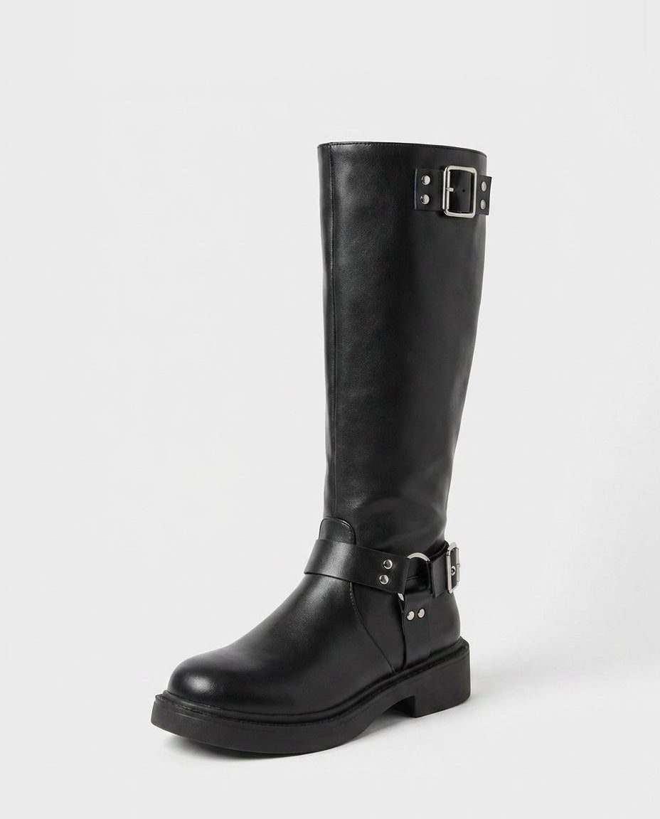 Ivy Leather Boots Audrey Calvero
