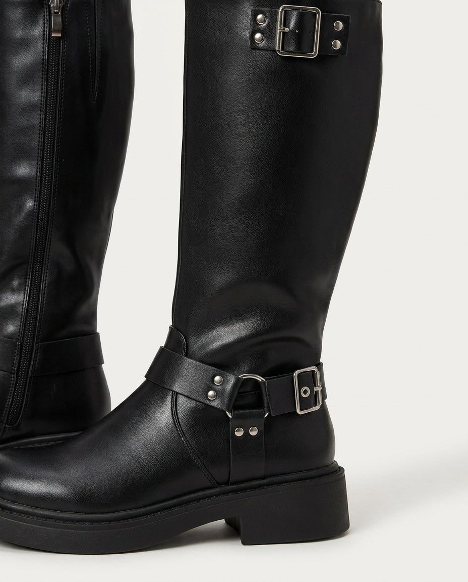 Ivy Leather Boots Audrey Calvero
