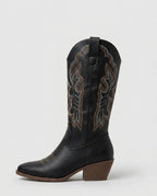 Nancy Embroid Boots Audrey Calvero