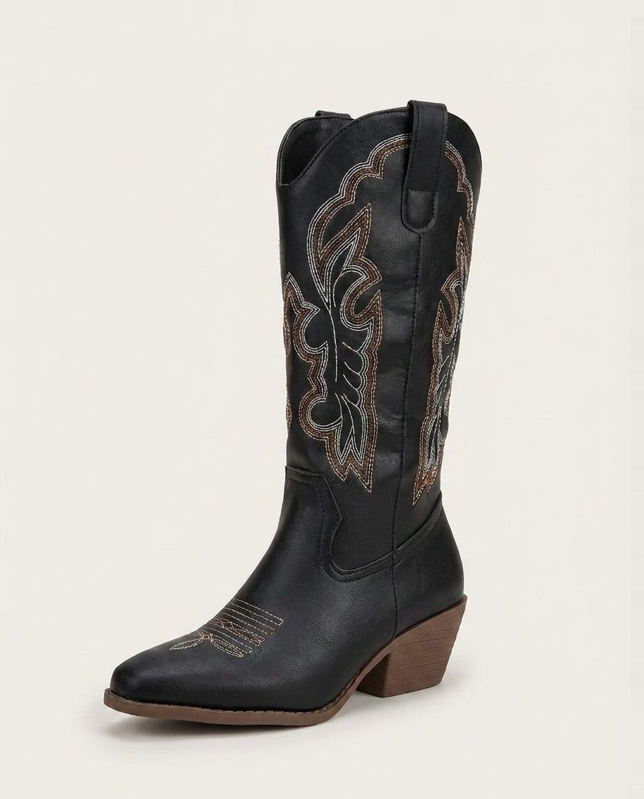 Nancy Embroid Boots Audrey Calvero