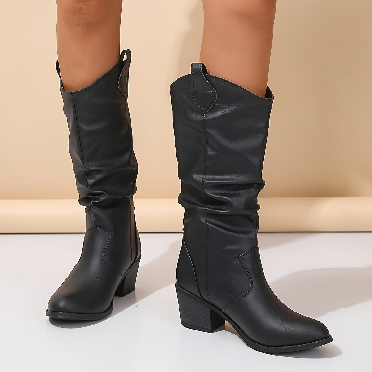Lola Leather Boots Audrey Calvero