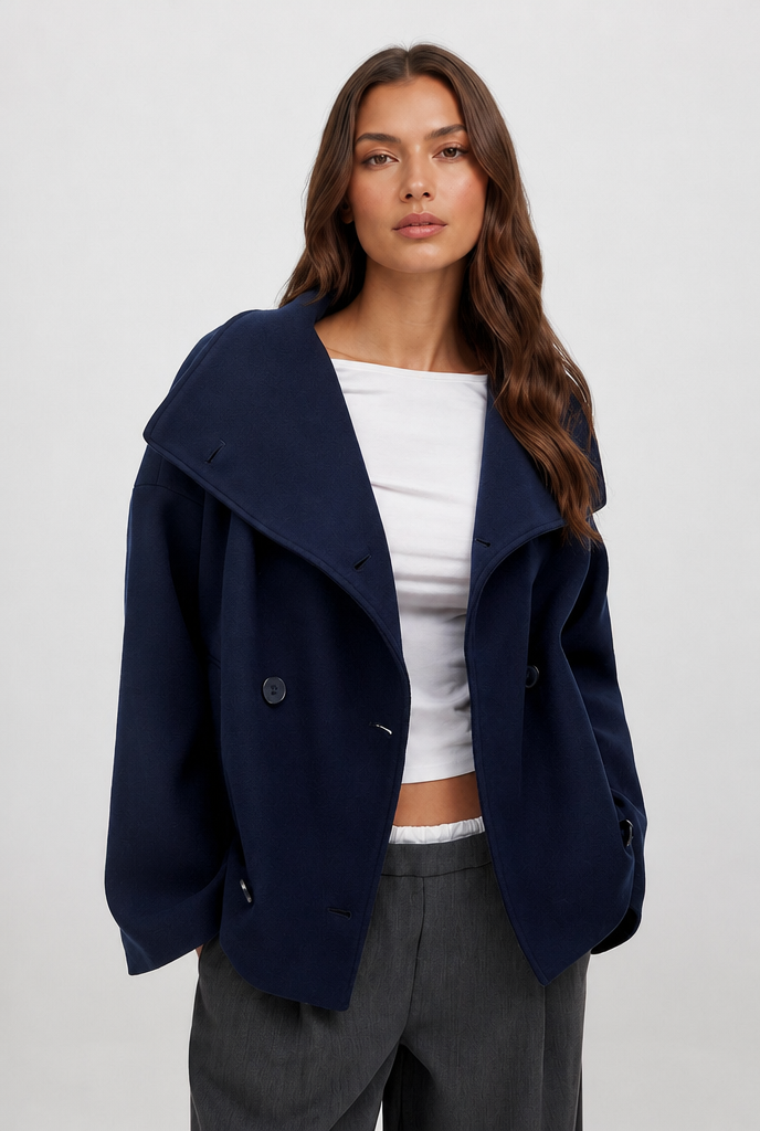 Gwen Short Trenchcoat Audrey Calvero