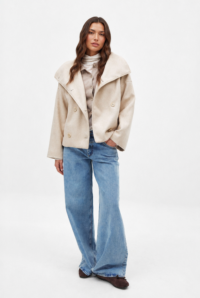 Gwen Short Trenchcoat Audrey Calvero