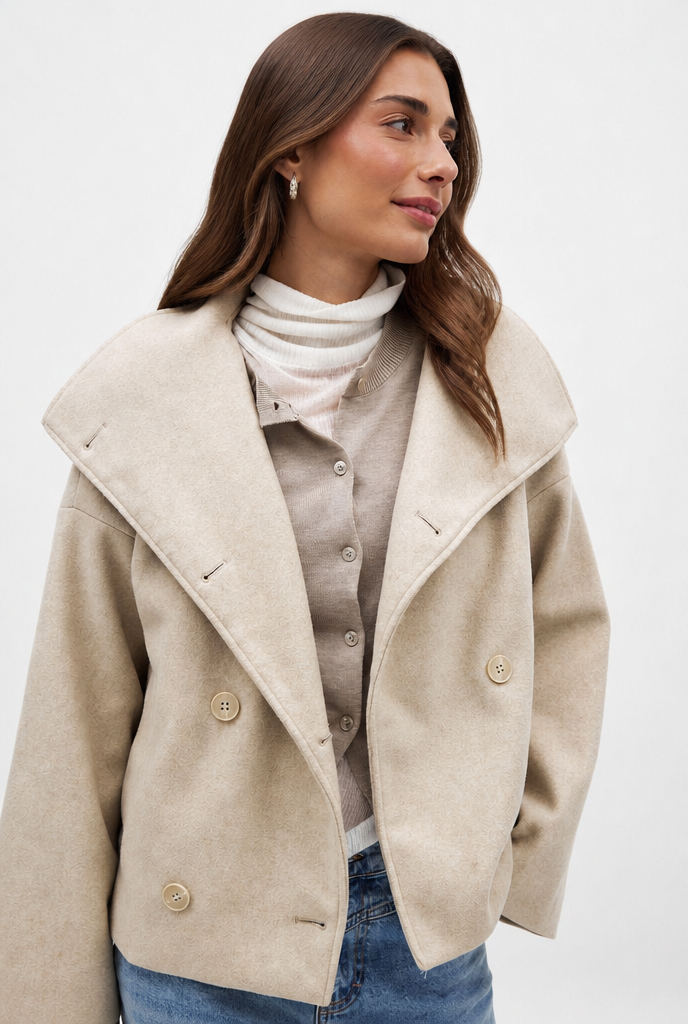Gwen Short Trenchcoat Audrey Calvero