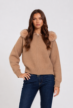 Ellen Fur Hooded Coat Audrey Calvero