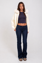 Ellen Fur Hooded Coat Audrey Calvero