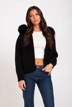 Ellen Fur Hooded Coat Audrey Calvero