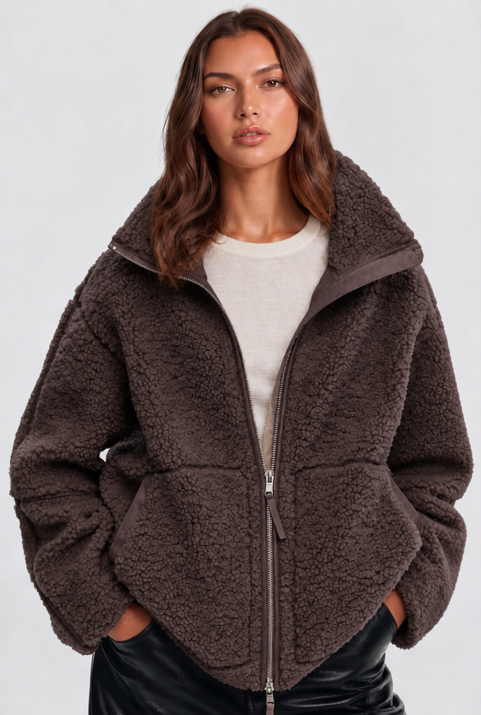Chloe Teddy Coat Audrey Calvero