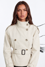 Lisa Short Trench Coat Audrey Calvero