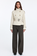 Lisa Short Trench Coat Audrey Calvero