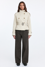 Lisa Short Trench Coat Audrey Calvero