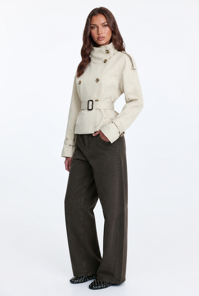 Lisa Short Trench Coat Audrey Calvero