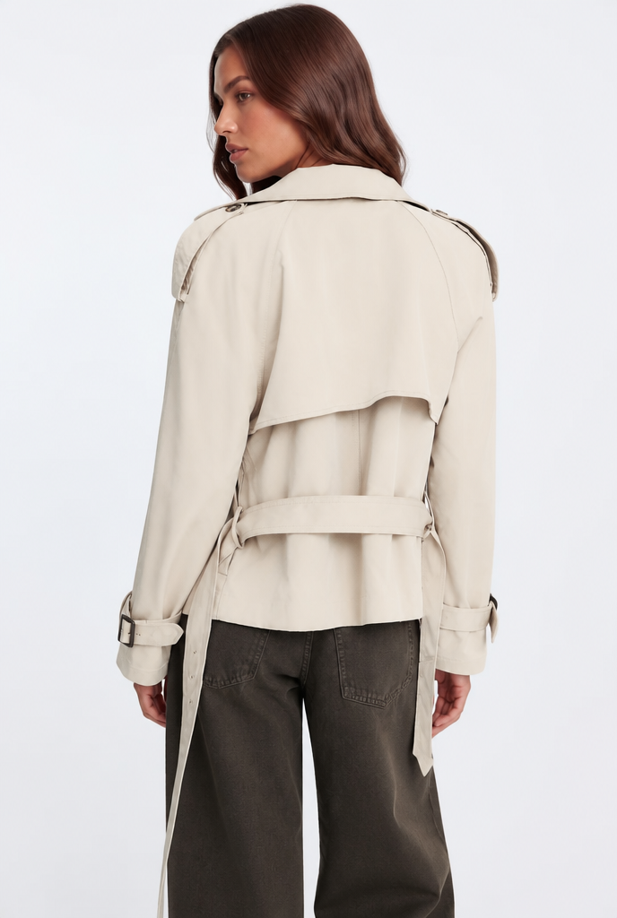 Lisa Short Trench Coat Audrey Calvero