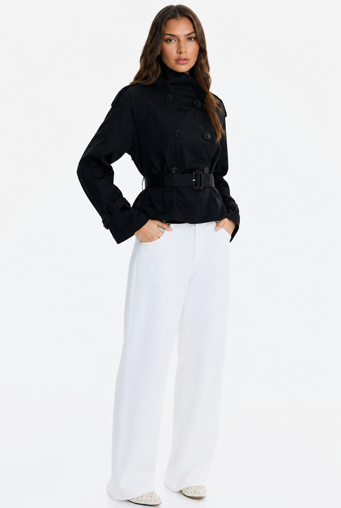 Lisa Short Trench Coat Audrey Calvero