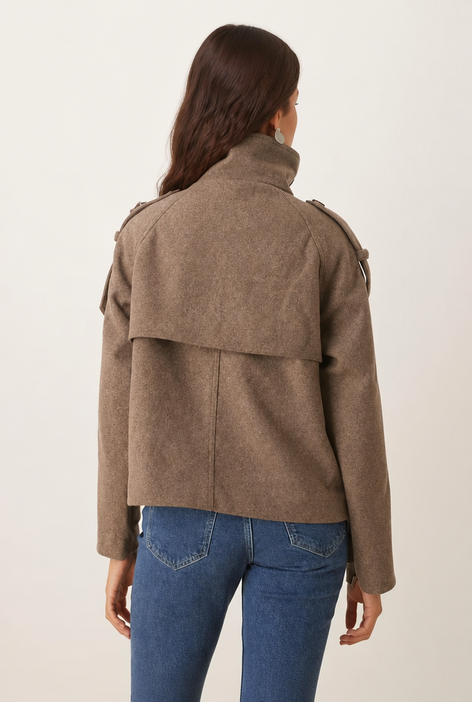 Gini Pea Coat Audrey Calvero