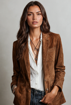 Bailey Suede Jacket Audrey Calvero