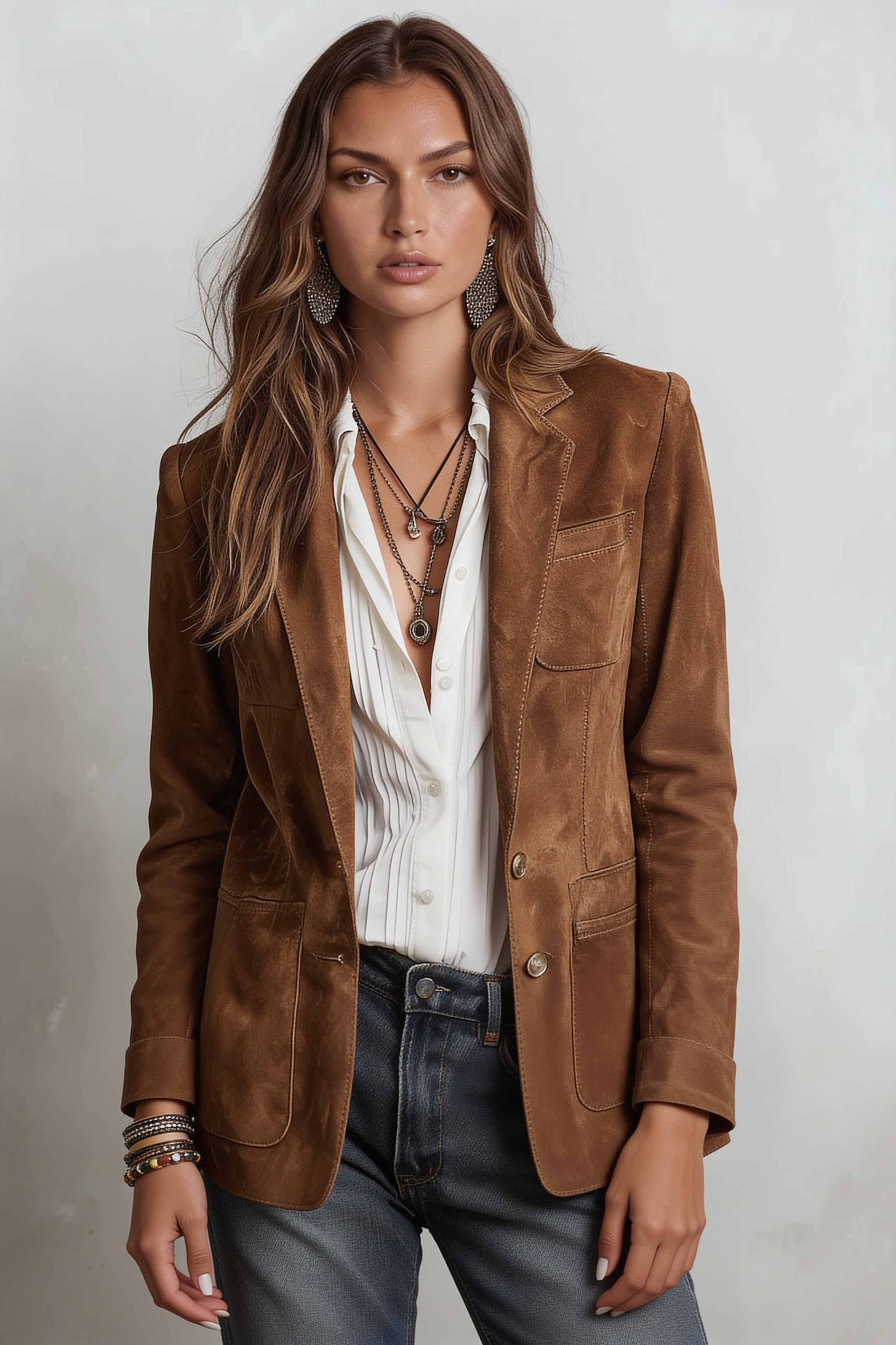 Bailey Suede Jacket Audrey Calvero