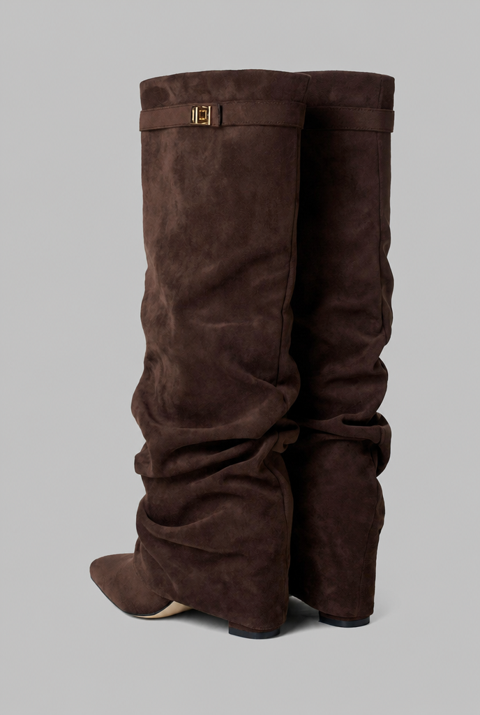 Millie Suede Boots Audrey Calvero