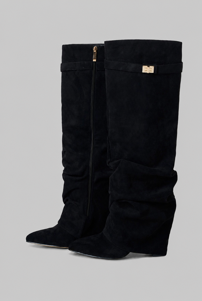 Millie Suede Boots Audrey Calvero