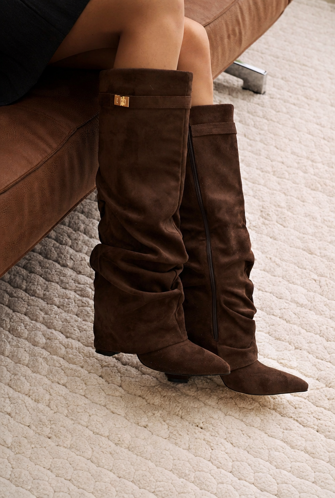 Millie Suede Boots Audrey Calvero