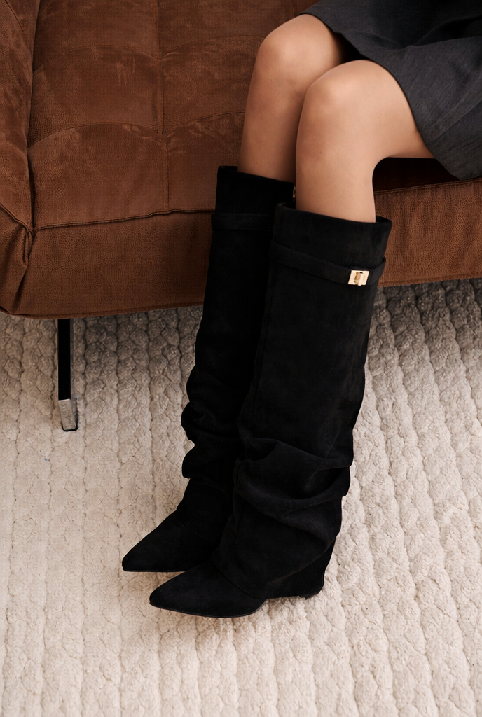 Millie Suede Boots Audrey Calvero