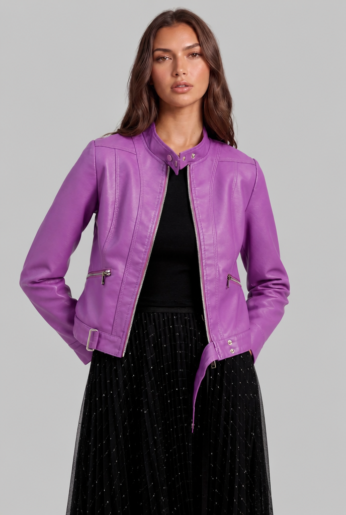 Emily Leather Jacket Audrey Calvero