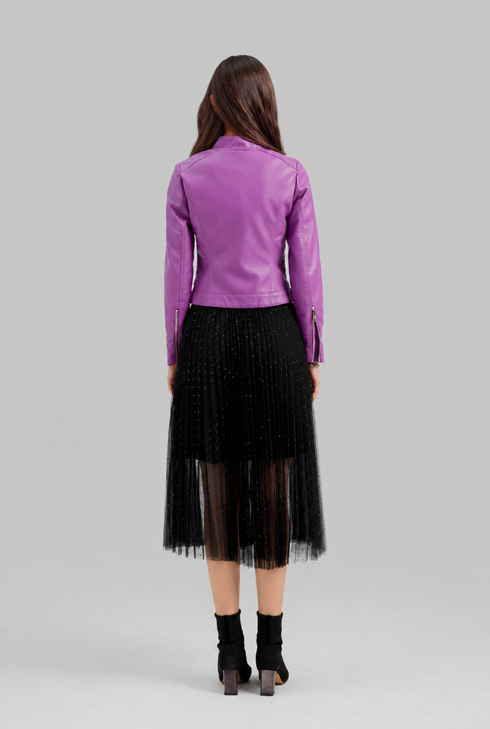 Emily Leather Jacket Audrey Calvero