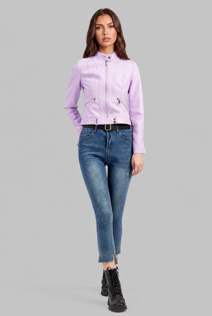 Emily Leather Jacket Audrey Calvero