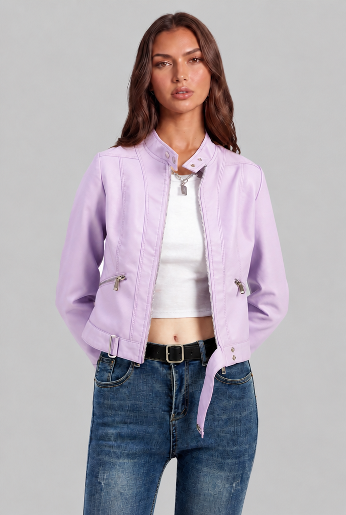 Emily Leather Jacket Audrey Calvero