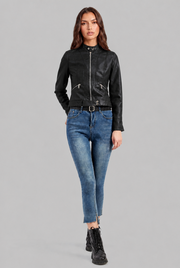 Emily Leather Jacket Audrey Calvero