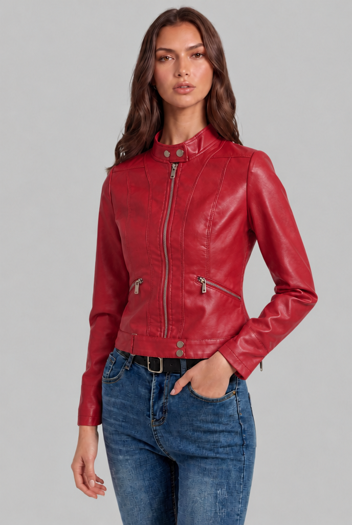 Emily Leather Jacket Audrey Calvero
