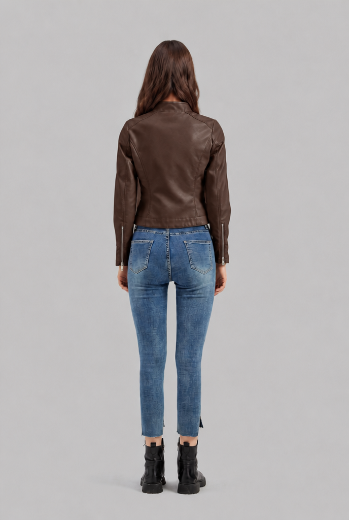 Emily Leather Jacket Audrey Calvero