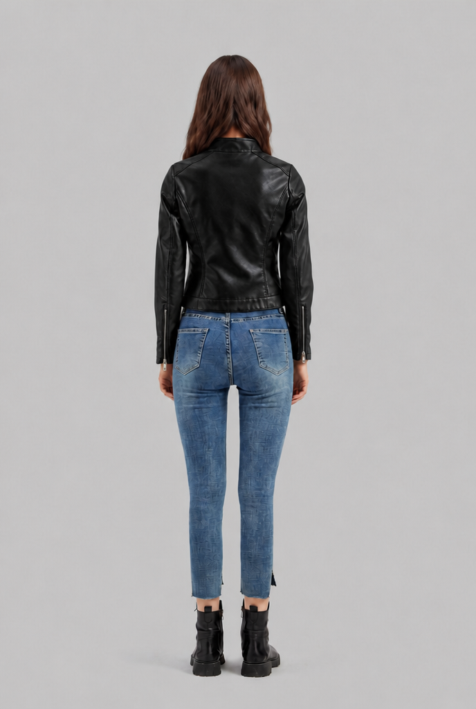 Emily Leather Jacket Audrey Calvero