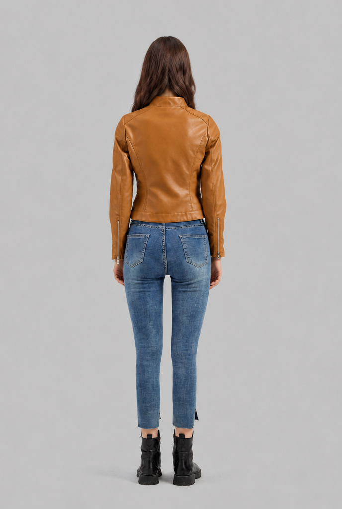 Emily Leather Jacket Audrey Calvero