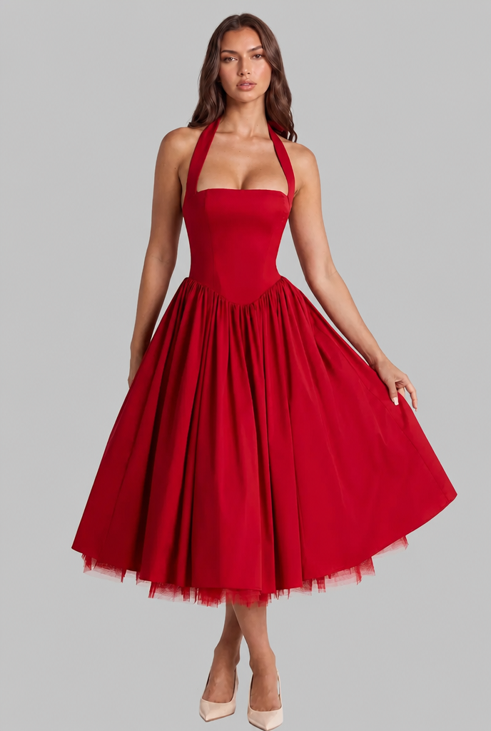 Matilda Midi Dress Audrey Calvero