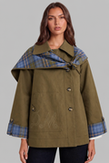 Abelle Reversable Trench Coat Audrey Calvero