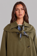 Abelle Reversable Trench Coat Audrey Calvero