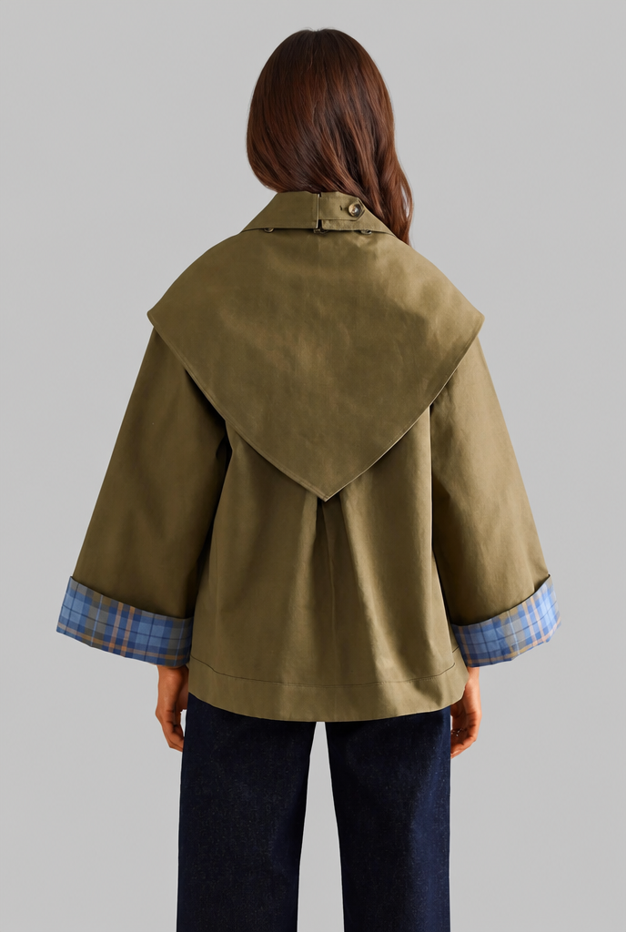 Abelle Reversable Trench Coat Audrey Calvero