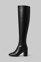 Willow Glossy Leather Boots Audrey Calvero