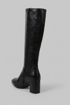 Willow Glossy Leather Boots Audrey Calvero