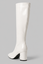 Willow Glossy Leather Boots Audrey Calvero