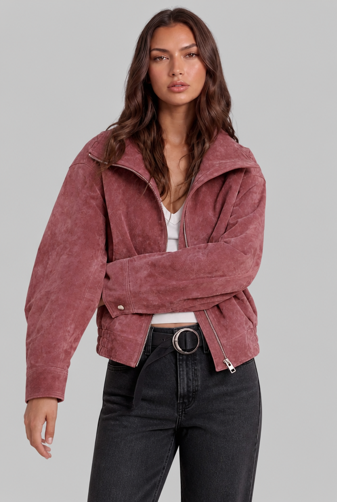 Mayra Suede Jacket Audrey Calvero